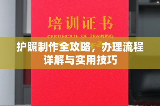 小港护照制作全攻略，办理流程详解与实用技巧